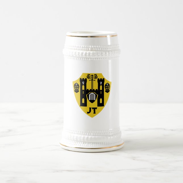 Customizable Knights Shield Beer Stein (Center)