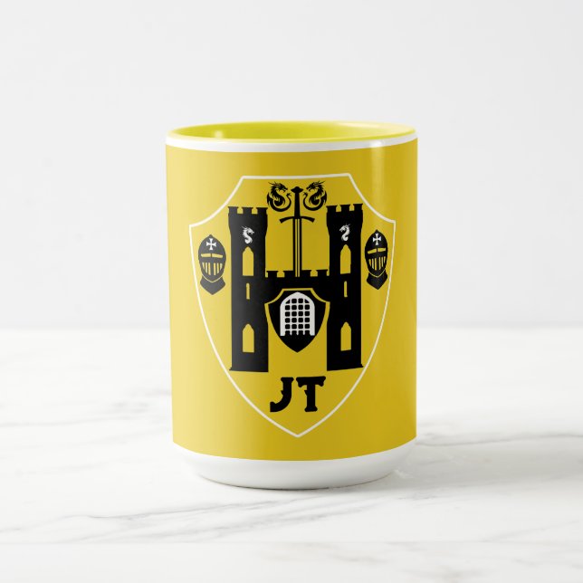 Customizable Knights Shield Mug (Center)