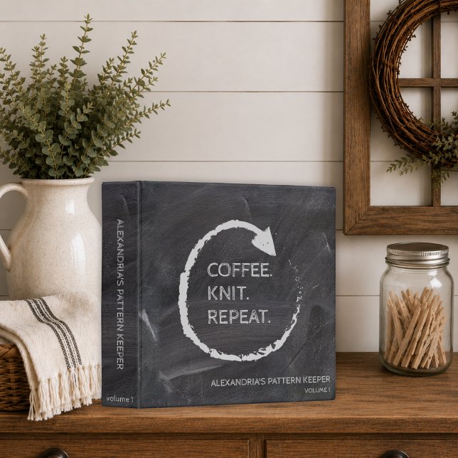 Customizable Knitting Pattern Keeper Binder (Creator Uploaded)