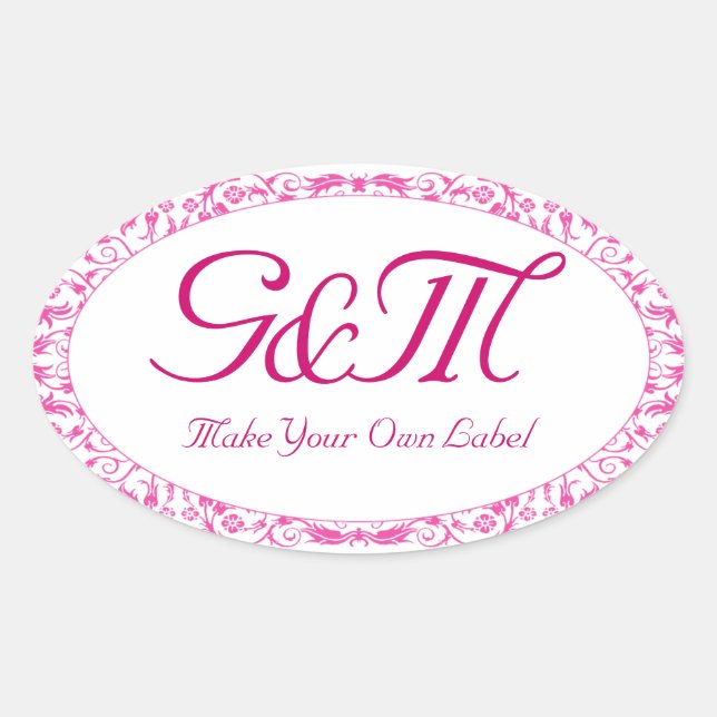 Customizable Label Floral (Front)