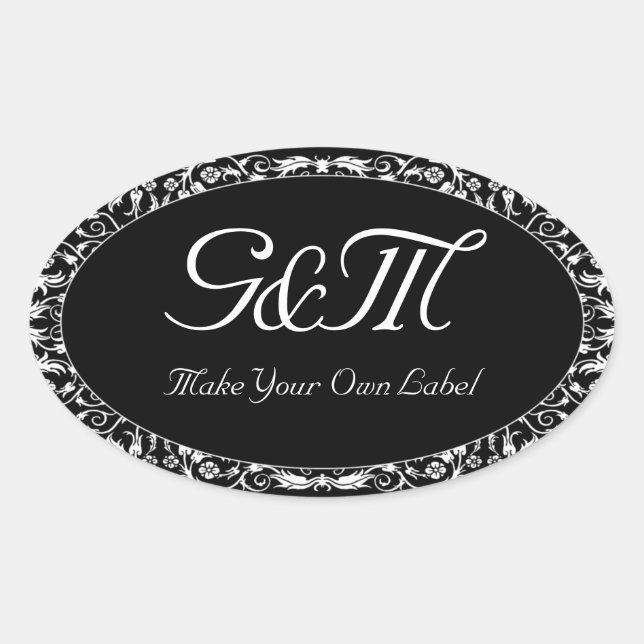 Customizable Label Floral (Front)