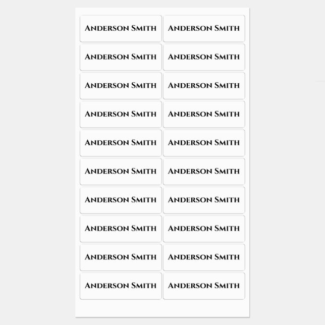 Customizable Labels for Fabric Crafter or Artist (Sheet)