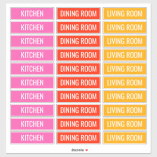 Customizable Labels For Moving Boxes