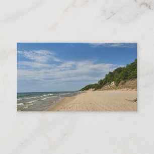 Customizable Lake Michigan business card