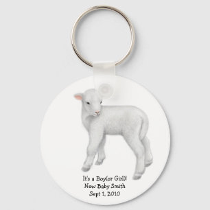 Customizable Lamb Keychain