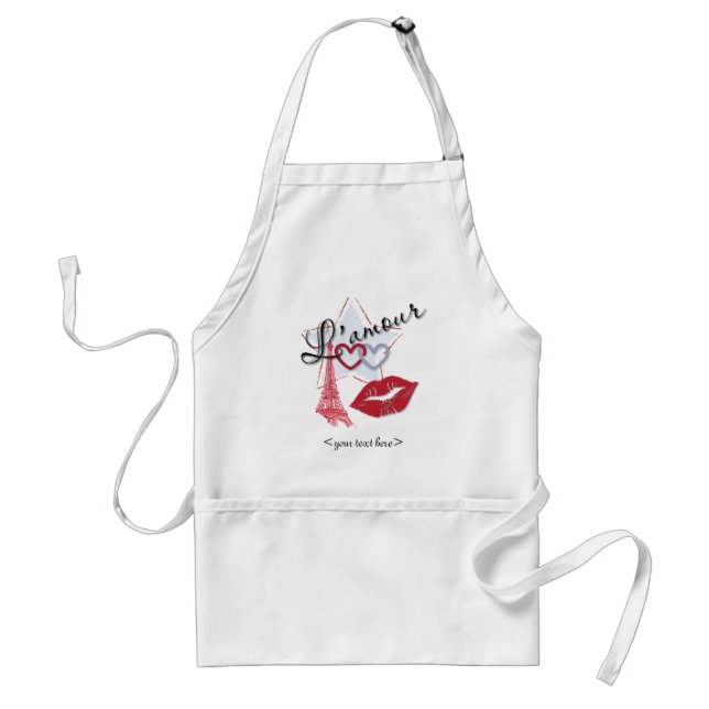 Customizable L'amour Apron (Front)