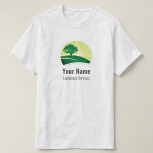 Customizable landscaper lawn care T-Shirt