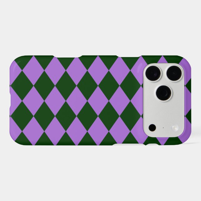 Customizable Lavender Diamonds (Back (Horizontal))