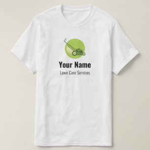 Customizable lawn care mower T-Shirt