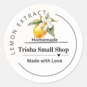 Customizable Lemon Extract Label – Personalize