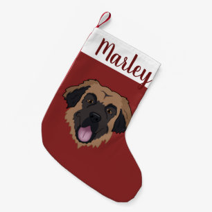 Customizable Leonberger  Small Christmas Stocking