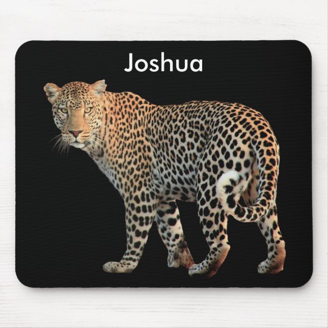Customizable Leopard Mouse Pad (Front)