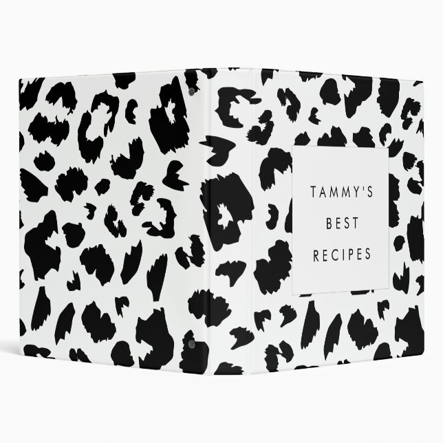 Customizable leopard print binder (Background)