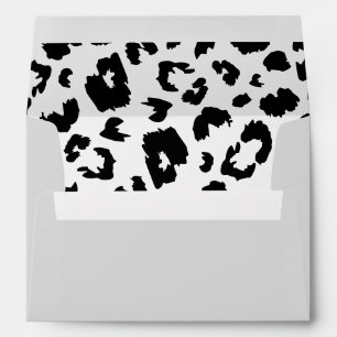 Customizable leopard print envelope