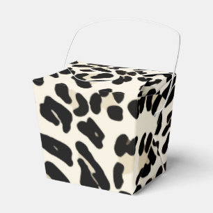 Customizable Leopard Print Favor Box