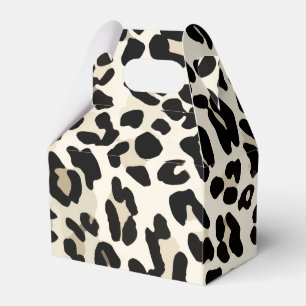 Customizable Leopard Print Favour Box