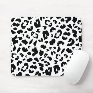 Customizable leopard print mouse pad
