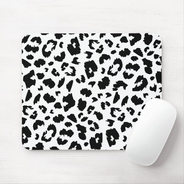 Customizable leopard print mouse pad (With Mouse)