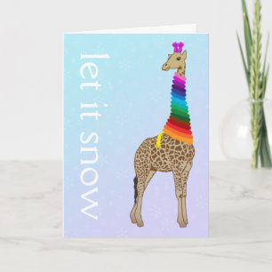 Customizable: Let it snow Holiday Card