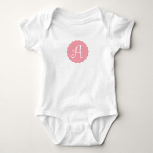 Customizable Letter "A" Baby Bodysuit