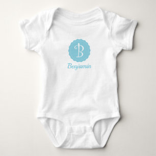 Customizable Letter "B" Baby Bodysuit