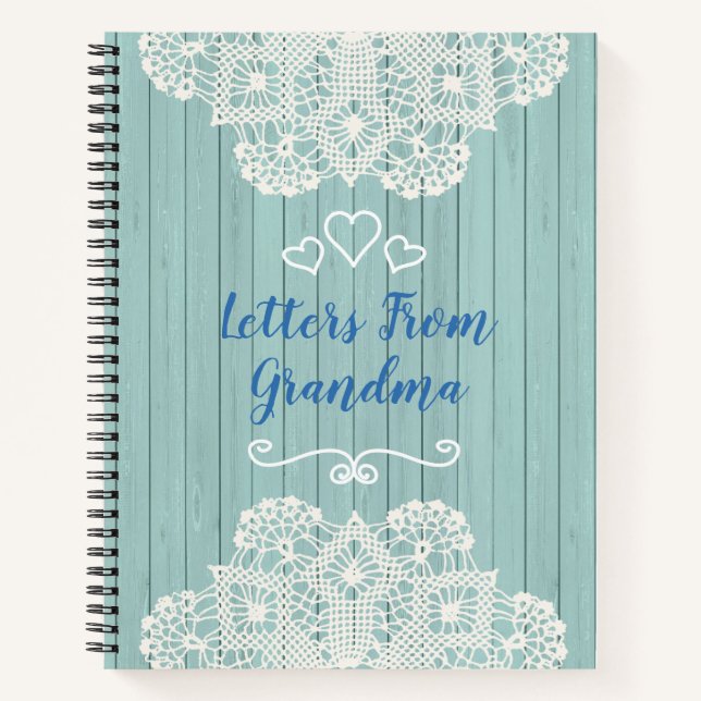 Customizable Letters From Grandma Notebook (Front)