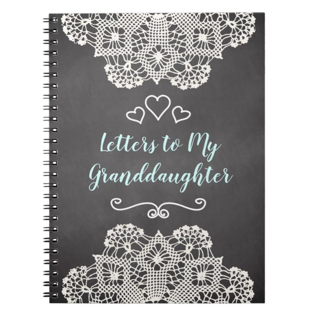 Customizable Letters to my Granddaughter Notebook (Front)