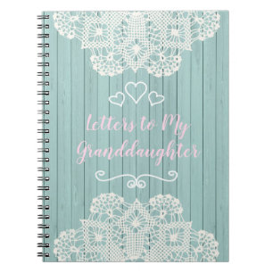 Customizable Letters to my Granddaughter Notebook