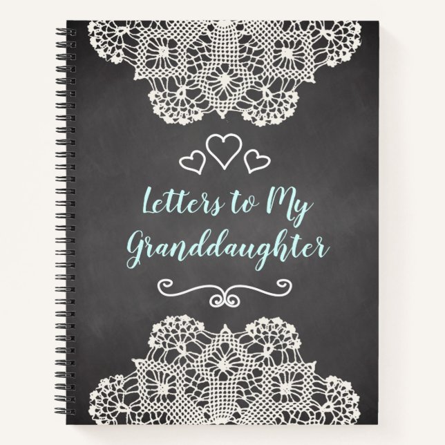 Customizable Letters to my Granddaughter Notebook (Front)