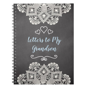 Customizable Letters to my Grandson Notebook