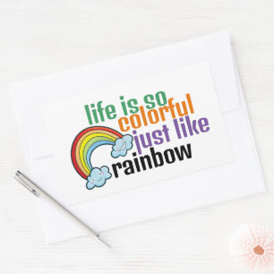 Customizable Life just like rainbow Sticker