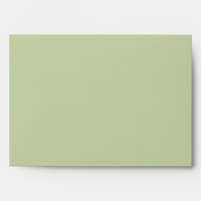 Customizable Light & Dark Green Envelope (Front)