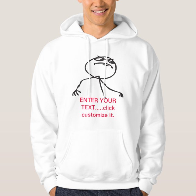 Customizable like a boss design hoodie (Front)
