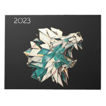 Customizable Lion Notepad