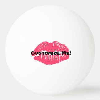 Customizable Lip Ping Pong Ball Beer Pong Lipstick