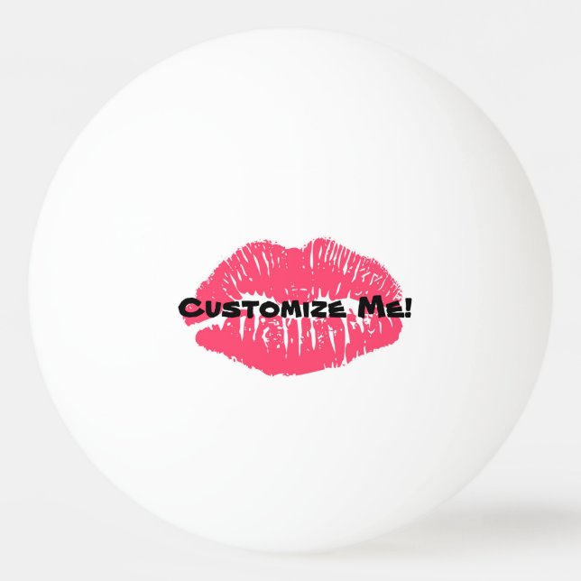 Customizable Lip Ping Pong Ball Beer Pong Lipstick (Front)