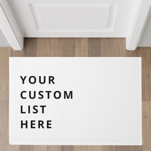 Customizable List Doormat (Creator Uploaded)