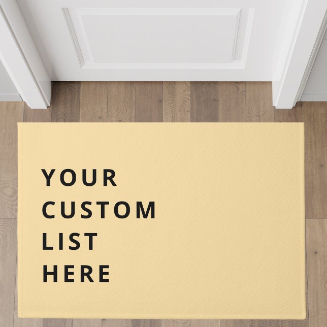 Customizable List Doormat (Creator Uploaded)