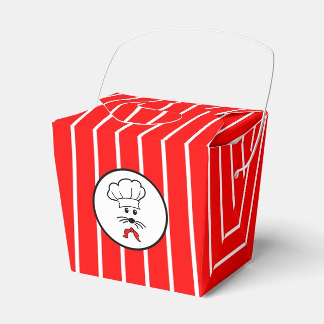 Customizable Little Baker Favour Box (Front Side)