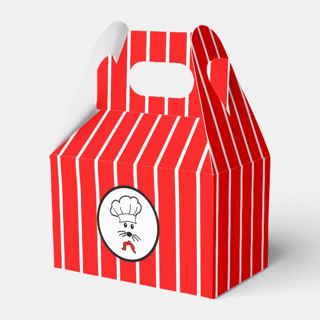 Customizable Little Baker Favour Box (Front Side)