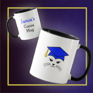 Customizable Little Cat Graduate Mug