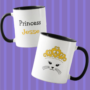 Customizable Little Cat Princess Mug