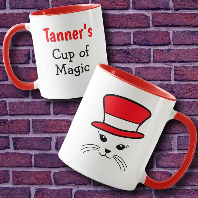 Customizable Little Cat Snow Man Hat Mug (Creator Uploaded)