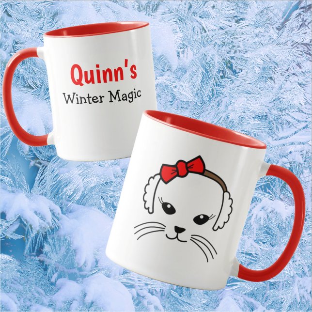 Customizable Little Cat Winter Magic Mug (Creator Uploaded)