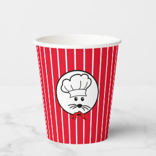 Customizable Little Chef Birthday Paper Cups