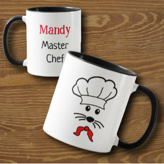 Customizable Little Mouse Master Chef Mug