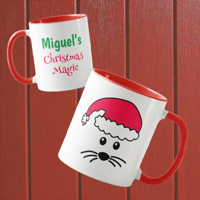Customizable Little Mouse Santa  Mug (Creator Uploaded)