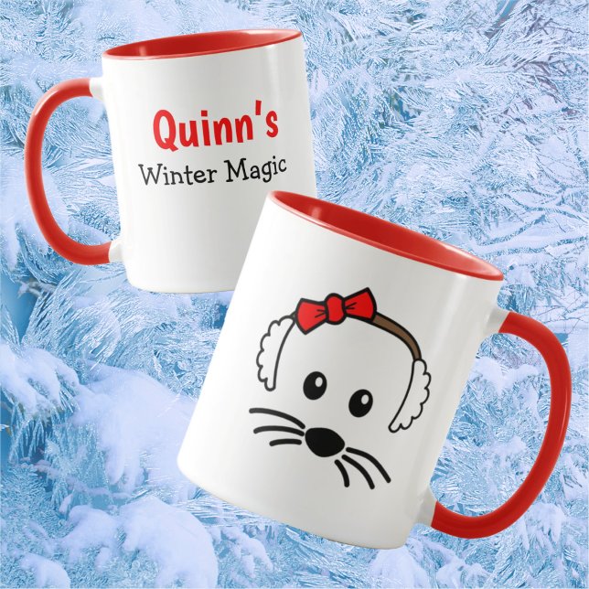 Customizable Little Mouse Winter Magic Mug (Creator Uploaded)
