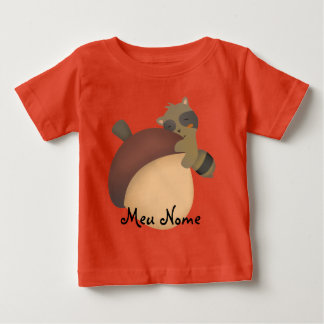 Customizable Little Racoon Baby Baby T-Shirt