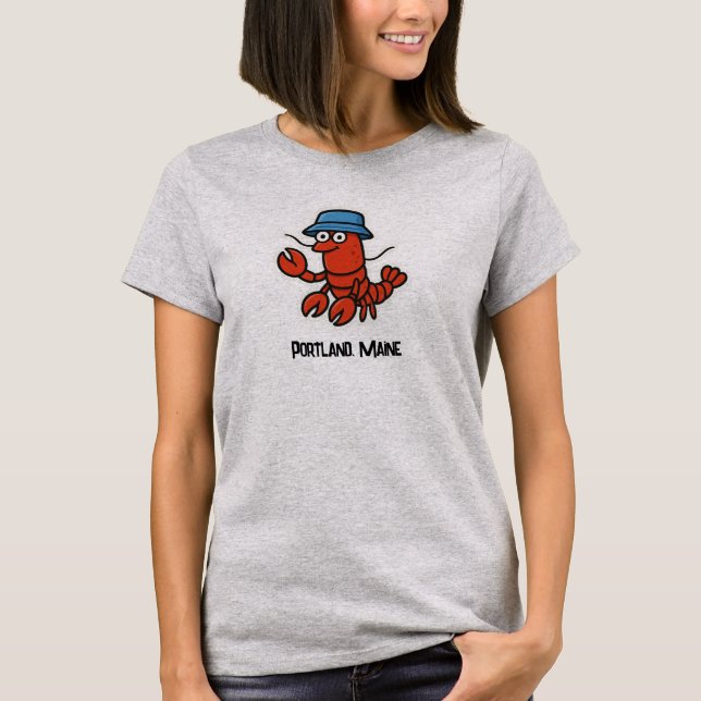 Customizable Lobster  T-Shirt (Front)